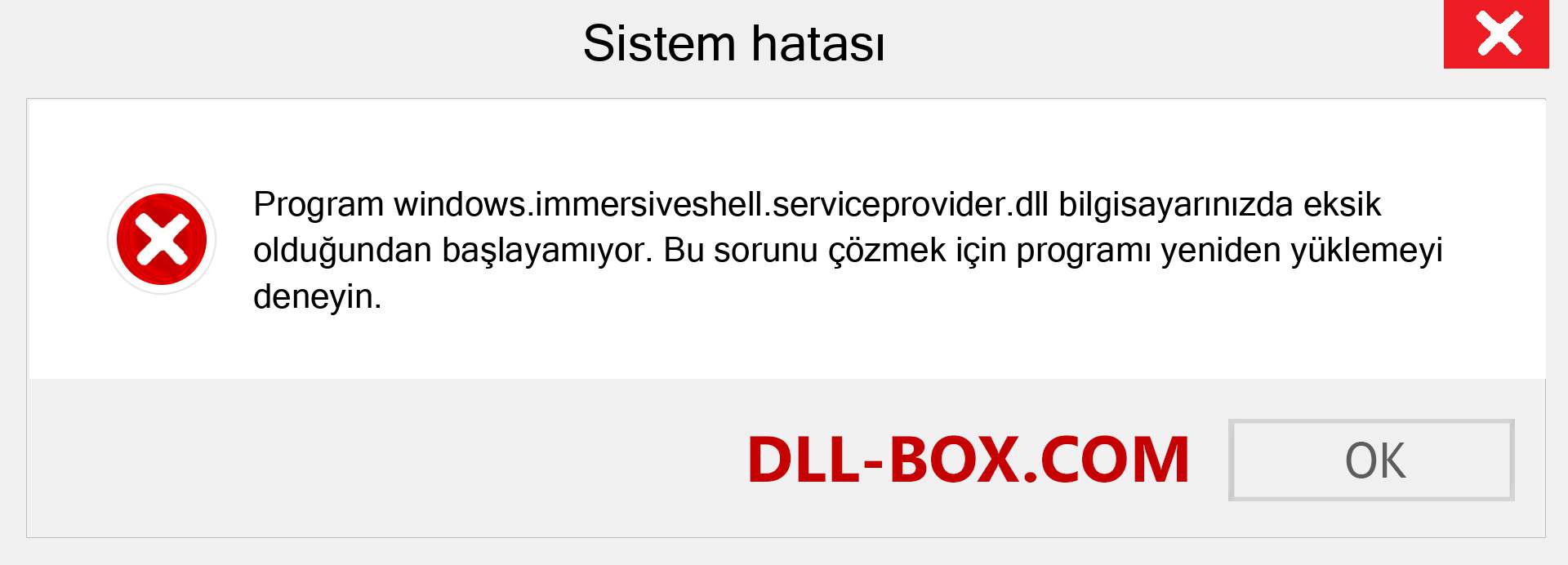 windows.immersiveshell.serviceprovider.dll dosyası eksik mi? Windows 7, 8, 10 için İndirin - Windows'ta windows.immersiveshell.serviceprovider dll Eksik Hatasını Düzeltin, fotoğraflar, resimler